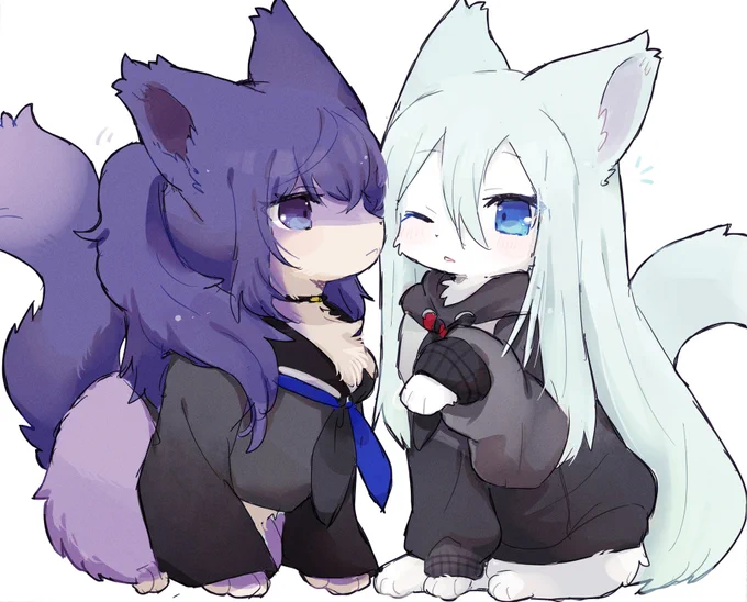 奏まふ 獣化 