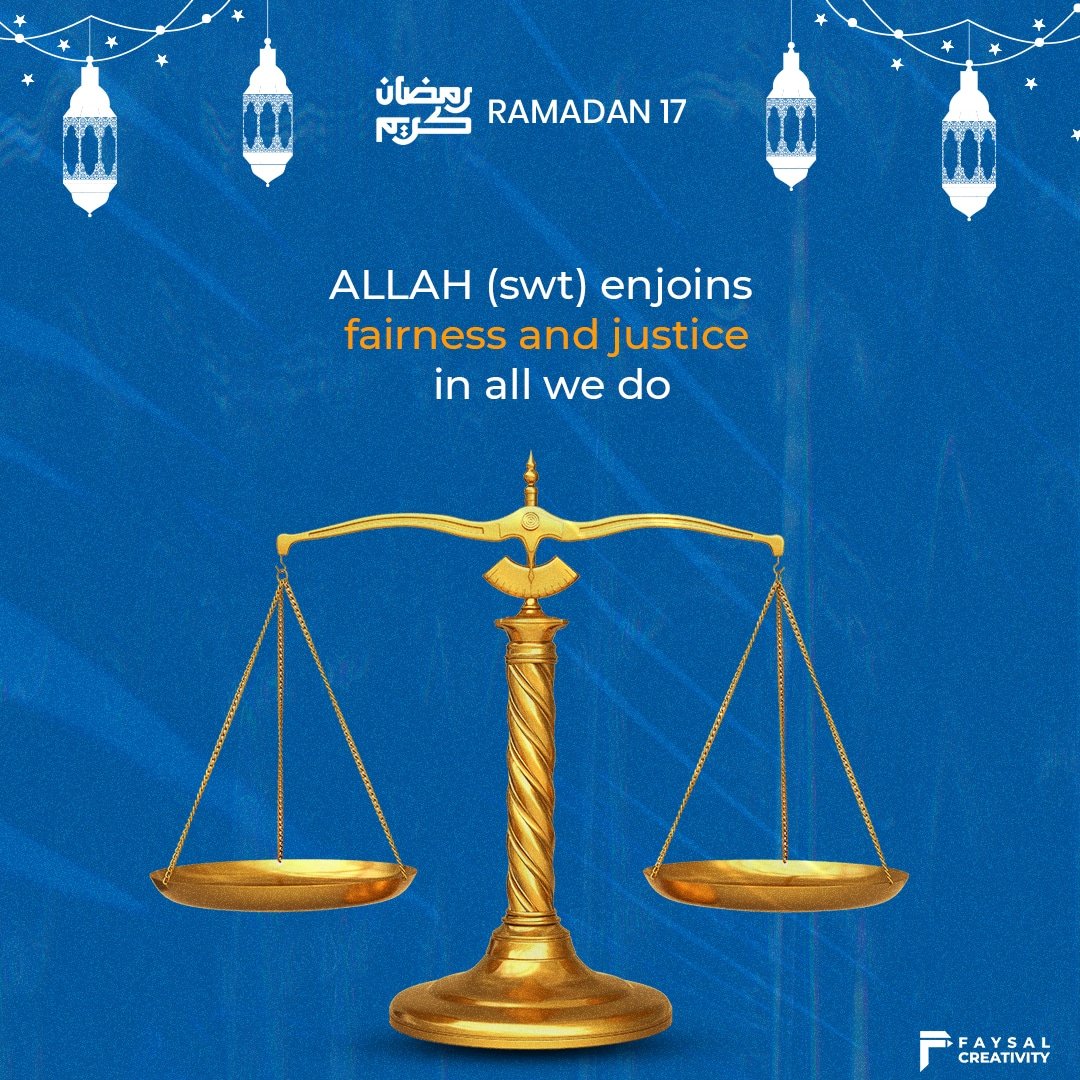 Ramadan 17. ALLAH enjoins fairness and justice in all we do

#muftimenk #islam #Muslims #Ramadan2023 #ramadanday17 #ramadan17 #islamisbest #muslim #justice