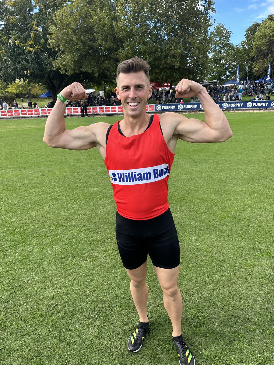 Stawell_Gift's tweet image. Winning feels for @JacobDespard in his heat of the #PowercorStawellGift. 
12:55 winning time for the 2018 champion.