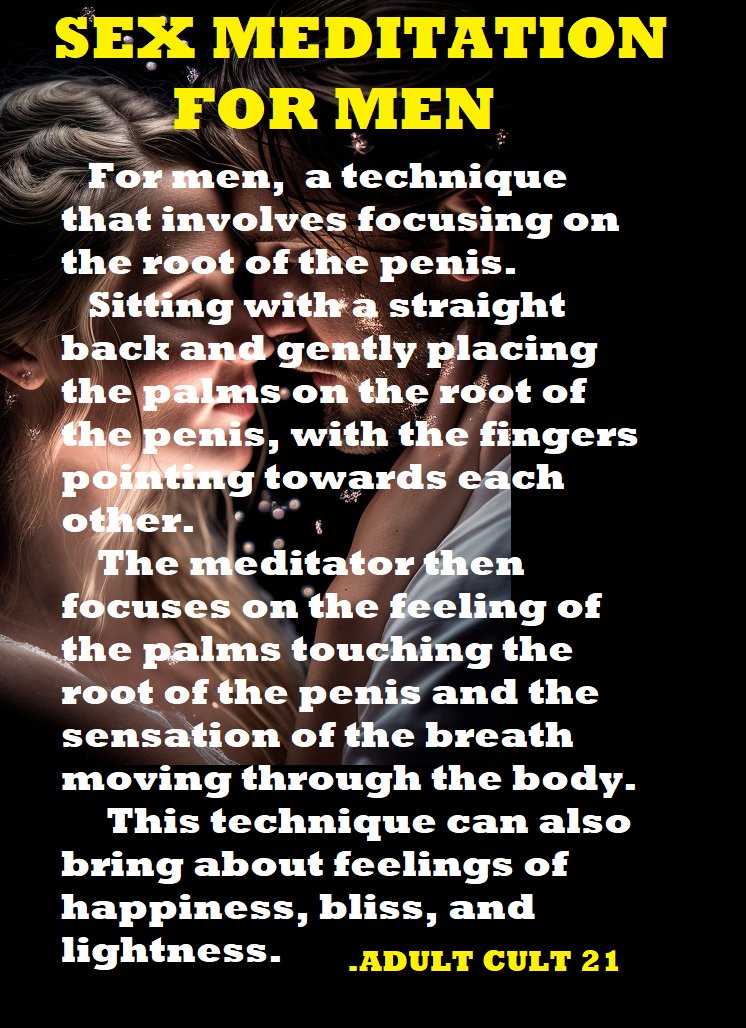 AdultCult21's tweet photo. Sex Education  #13 #meditate #SPIRITUAL #relationships #dating #sexual @AdultCult21 #adultcult21 https://t.co/dhOpbKJoDE