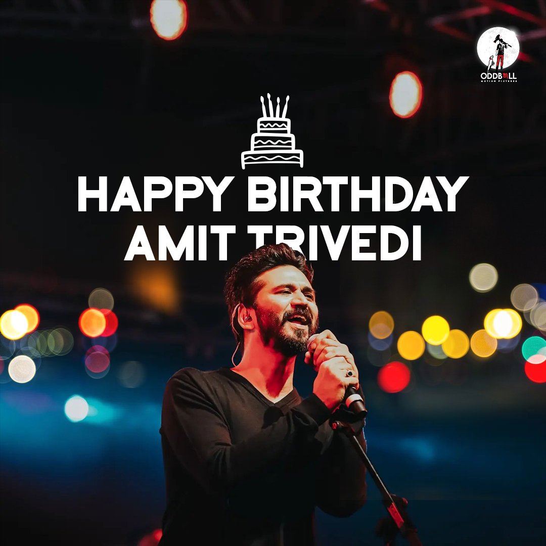 Here's to another year of creating beautiful melodies. Happy Birthday to the incredibly talented musician, Amit Trivedi! 🎂🎉🎶 
@itsamittrivedi

#AmitTrivedi #HappyBirthdayAmitTrivedi #MusicalGenius #AmitTrivediMusic #BollywoodMusic #OddBallMotionPictures