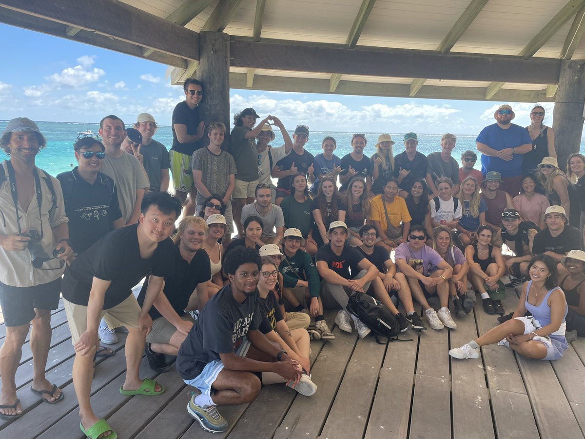 That’s a wrap for Coral Reef Ecosystems field trip 2023; Great course, awesome group, amazing island @HIRS_UQ. Until next year! @Dave_J_Booth @_natashabartels @DilerniaNikki @UTS_Science @UTSEngage