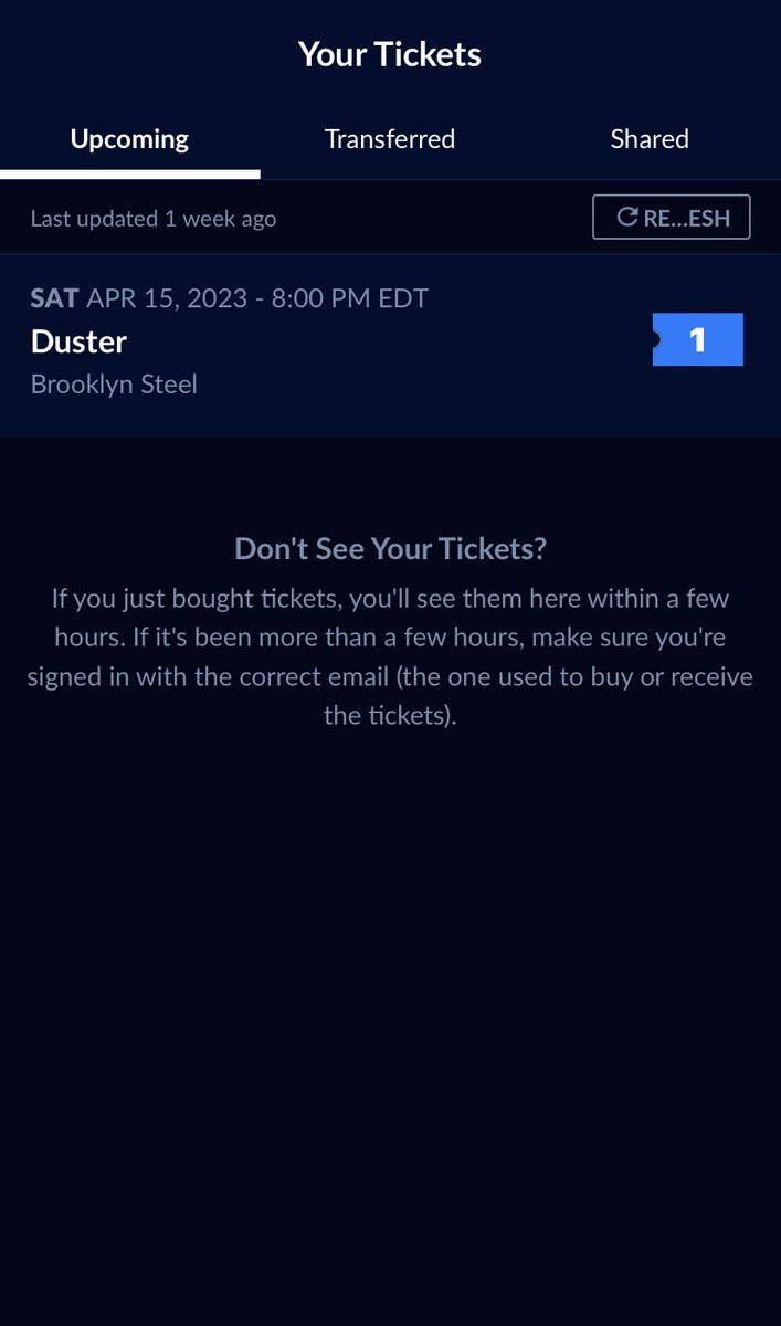 izzy__bug's tweet image. Who wants a duster ticket selling for $30