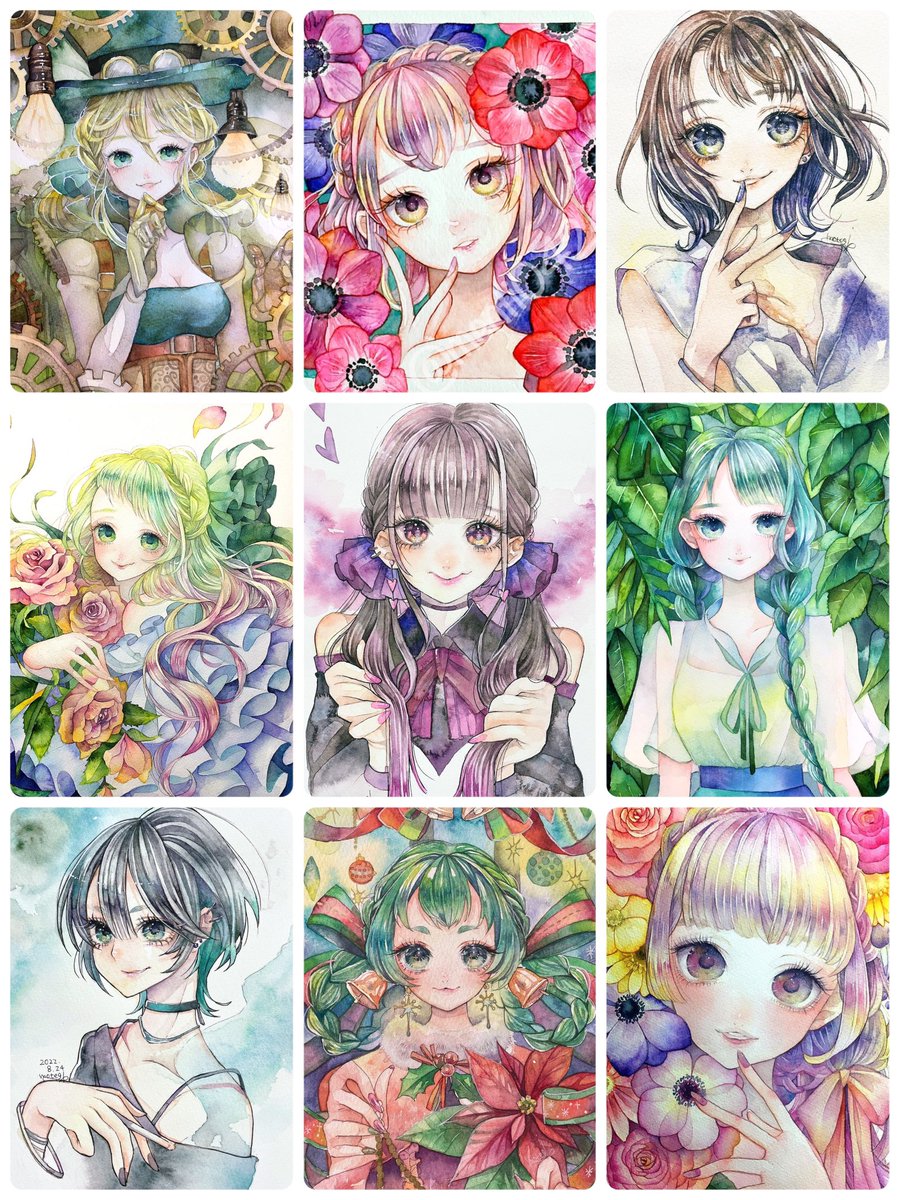 旧作が溜まって来ているのでそろそろ個展したい。毎年言ってるけど来年あたりにはどうにか…いつもタイミング見計らっている🥺 