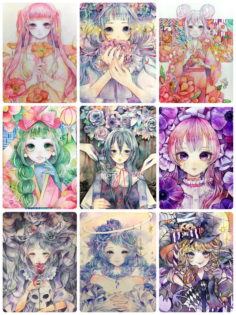 旧作が溜まって来ているのでそろそろ個展したい。毎年言ってるけど来年あたりにはどうにか…いつもタイミング見計らっている🥺 