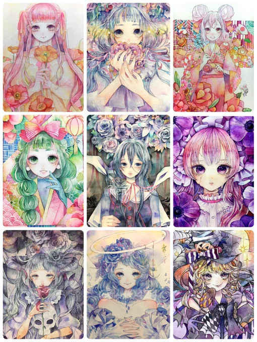 旧作が溜まって来ているのでそろそろ個展したい。毎年言ってるけど来年あたりにはどうにか…いつもタイミング見計らっている🥺 