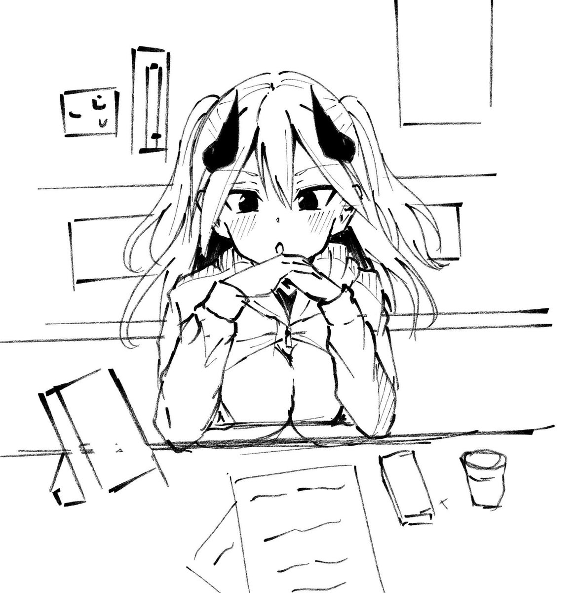 友人とカラオケ 