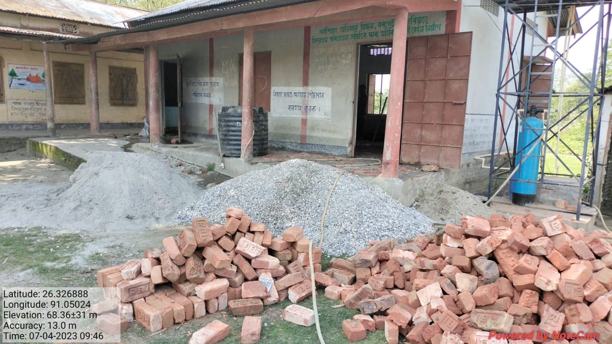 humanaidint's tweet photo. #HAI, together with #AGUP and with support from Vitol Foundation, is repairing schools damaged during the #floods in Barpeta district of #Assam. Ramps are also being constructed to make schools friendly to #divyangs as well. https://t.co/JexcSm0UZC