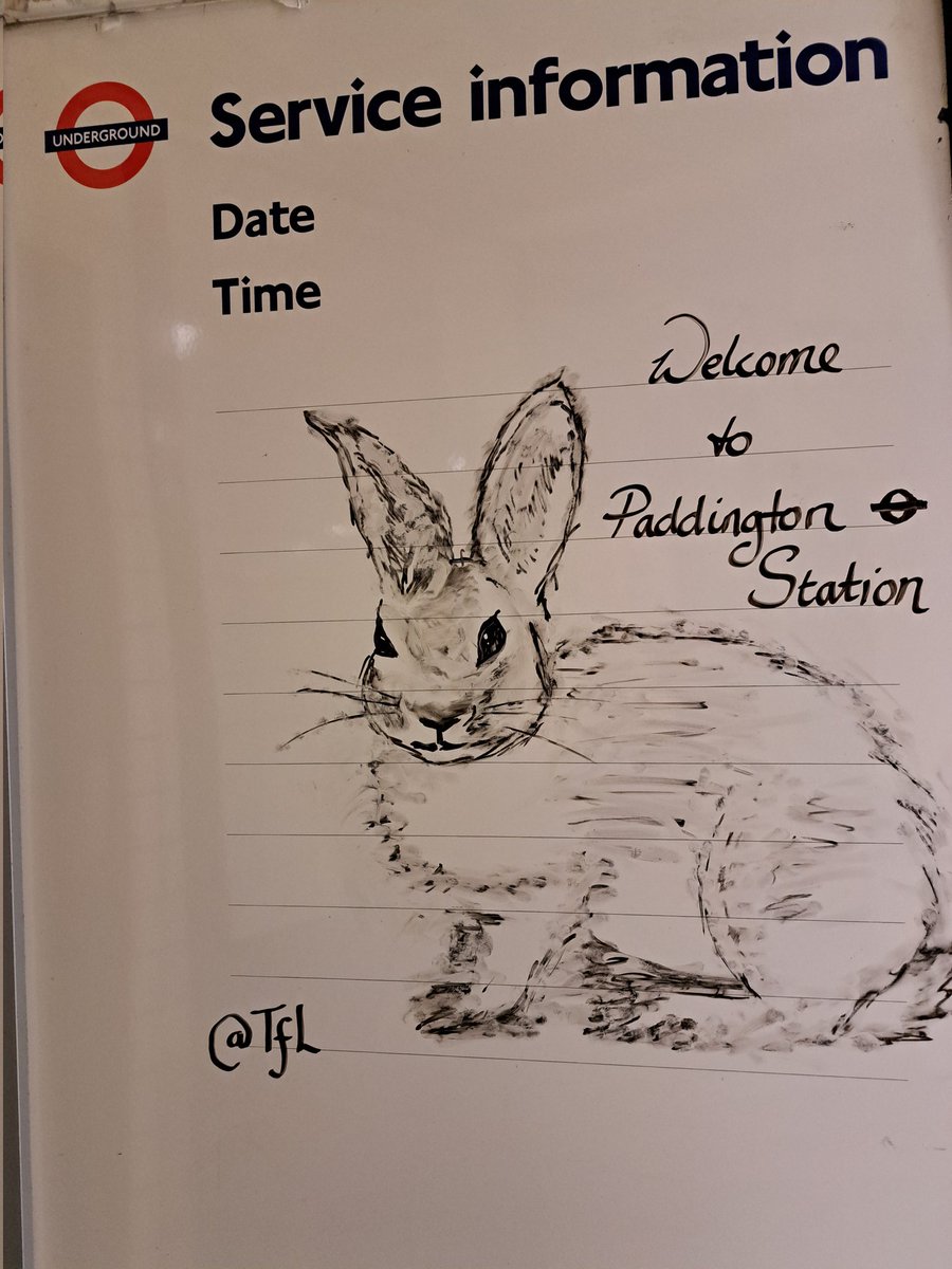 Happy Easter 🐣 🐰 🐣 <a href="/TfL/">TfL</a> #paddingtontube #tfl
