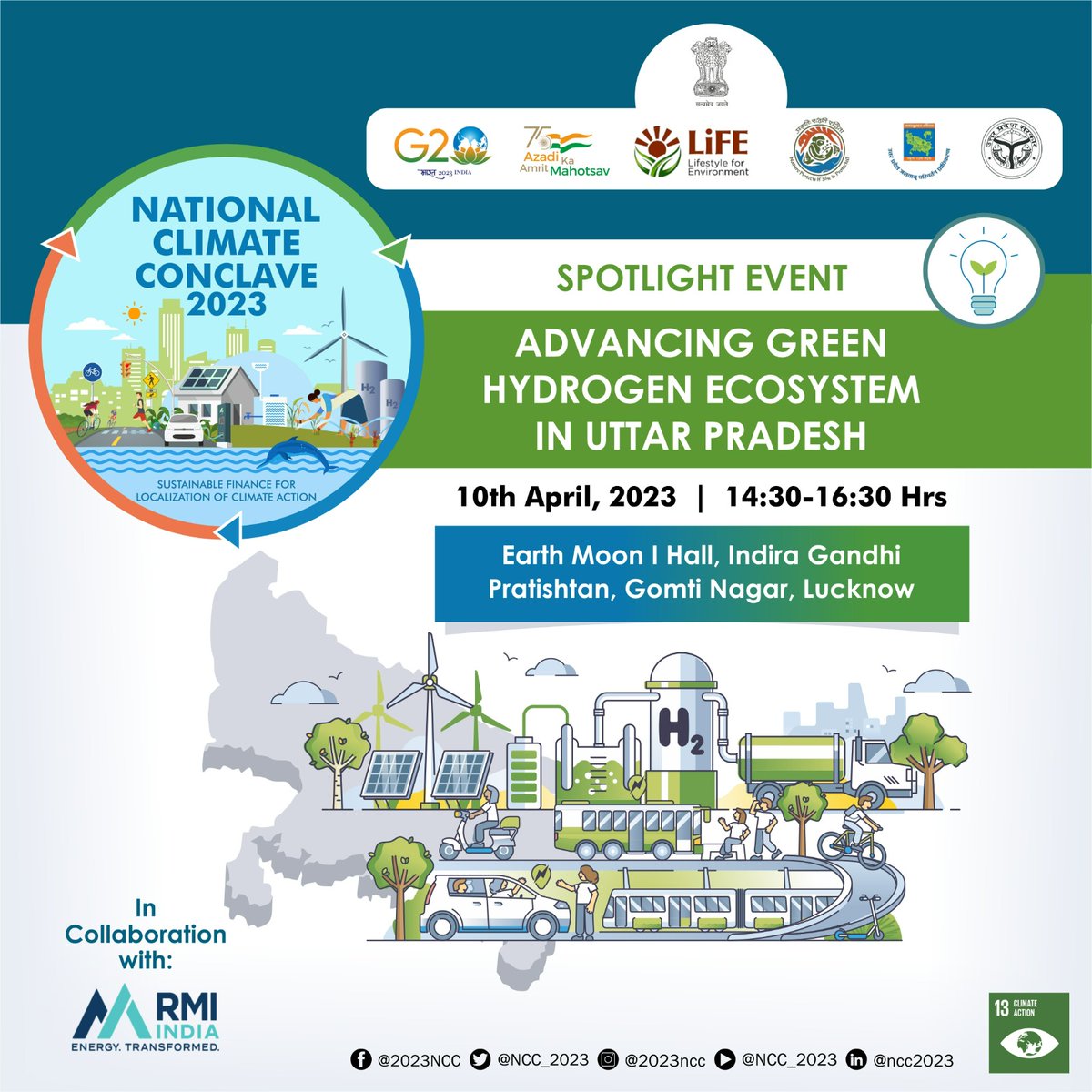 1/2) Green hydrogen is emerging as the future of clean energy, and states are eager to capitalise on the opportunities it presents for energy security and sustainability. As an early adopter, Uttar Pradesh leads the way in this transition. Join us for the spotlight event...