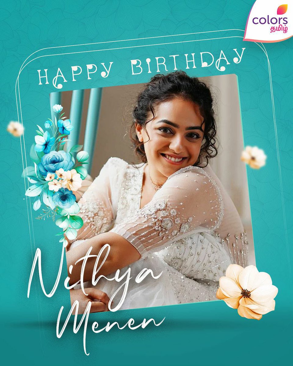 Nithyaaddict's tweet photo. Happy birthday my God @MenenNithya 
Many many happy returns of the day https://t.co/98bcgAwqn0