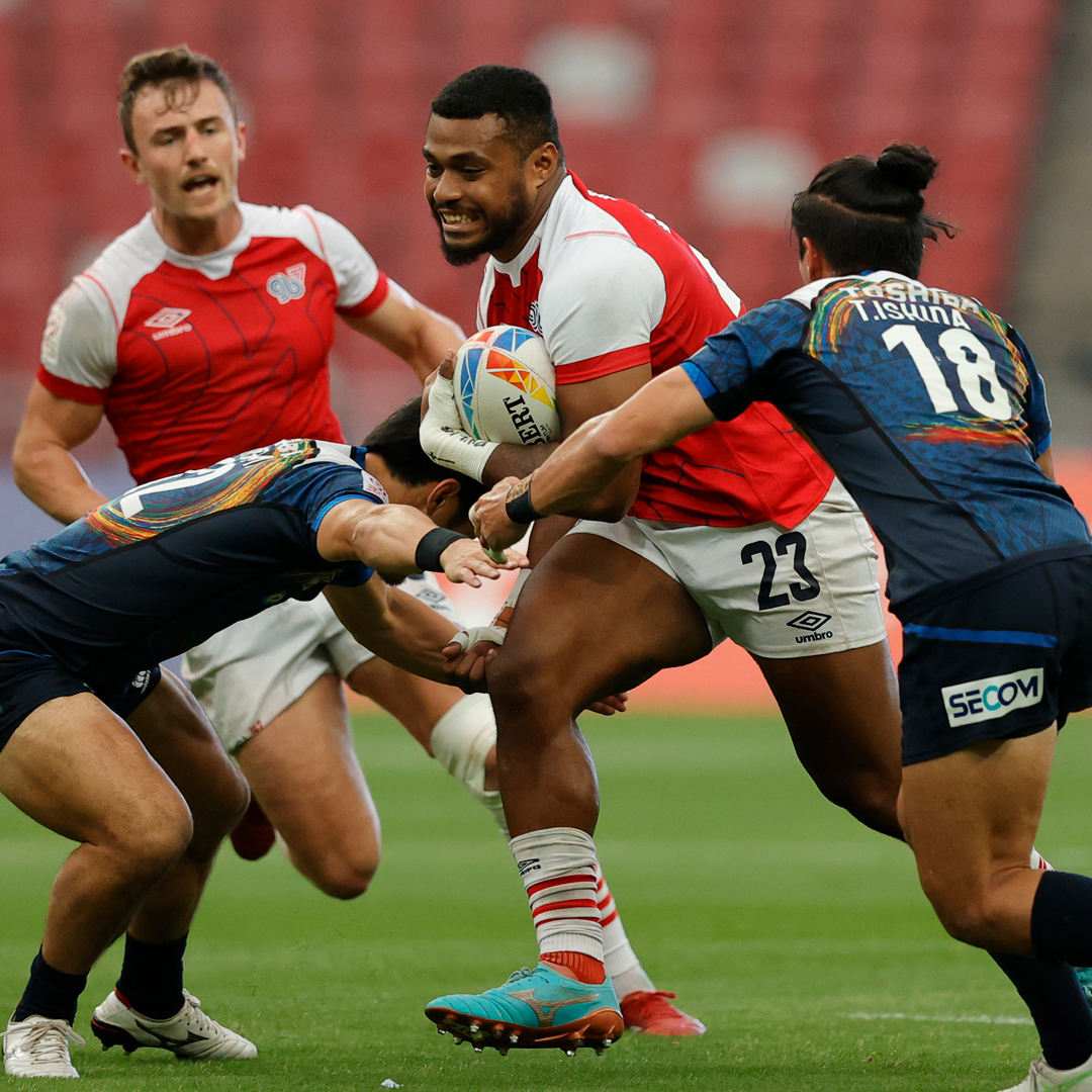 Fast start here on day one of #Singapore7s #HSBC7s ⚡️