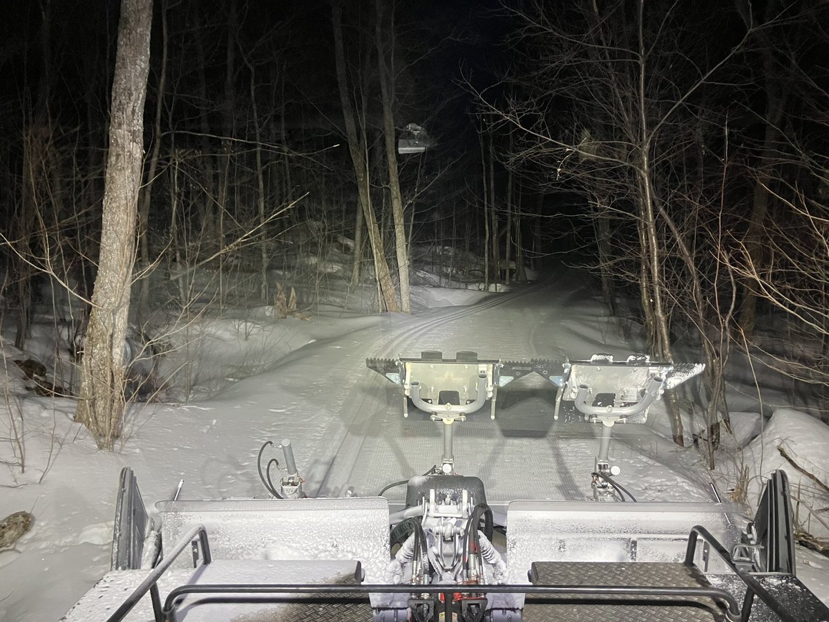 All trails groomed on Friday night. Spring conditions will prevail on Saturday, most likely fast in the morning and softer and slower later in the day. Enjoy the outstanding Easter Weekend April ski conditions while it lasts!