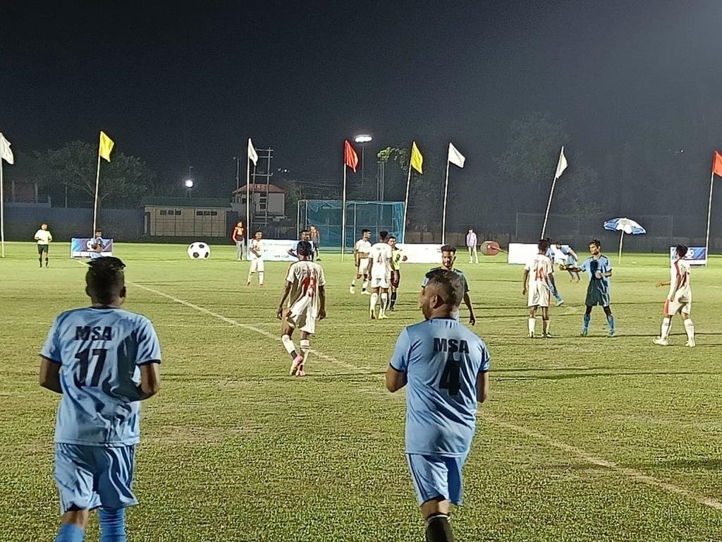 RKurmiOfficial's tweet photo. Glad to represent Mariani Sports Association in the 57th #ATPA Shield Football Tournament against Athletic Club, Kolkata at Jorhat Stadium yesterday.We won the match 1-0,securing our place in the semifinals.
My best wishes go out to all players of both teams & MSA officials. https://t.co/RCeutu9o8S