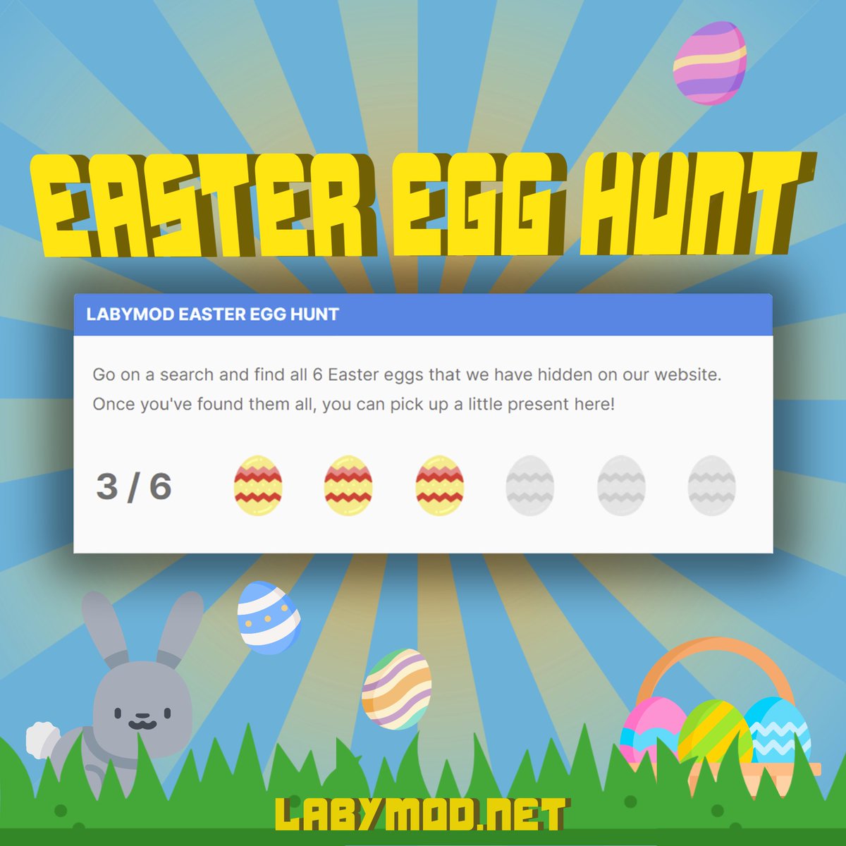 LabyMod on Twitter "Oh, damn! The Easter Bunny hopped over our website