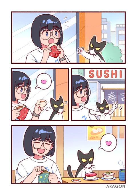 今回のブラインドボックスはマンガではなく、キャラクターごとに描き下ろされたイラストカードが付属しています。こちらも楽しんでいただけたら嬉しいです。という訳でマンガはwebで1週ペースで公開させていただくことになりました。

第1回目は『ORIGINAL』NORIちゃんです🐈

#popmartnori
#hellonori https://t.co/27vVZAKfyX 