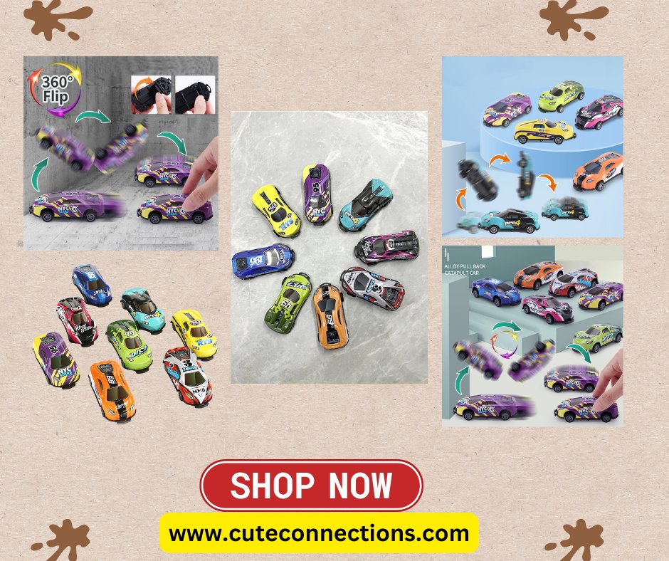 Connection1740's tweet image. Get Ready to Roll with the Flip Stunt Car: A Pull-Back 4WD Racing Car Model for Kids!
Click on: cuteconnections.com/products/flip-…
#FlipStuntCar #4WDRacing #AlloyModel #PullBackCar #KidsToys #HighSpeedAction #StuntCarModel #EndlessEntertainment #RacingFun #ToyCarsForKidsTop