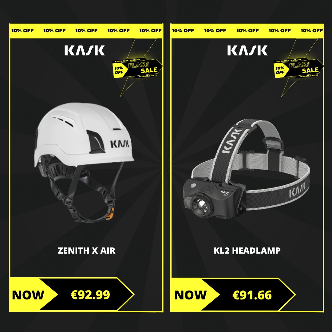 mtnshopemea's tweet photo. There’s still time to save 10% in the MTN Bank Holiday Flash Sale. Simply use code “BANK10” at checkout to save BIG on all Kask products. 

Check out our full range of deals over at: https://t.co/qdcGwMvCjm

#kask #flashsale #bankholiday https://t.co/jP6fuIjClE