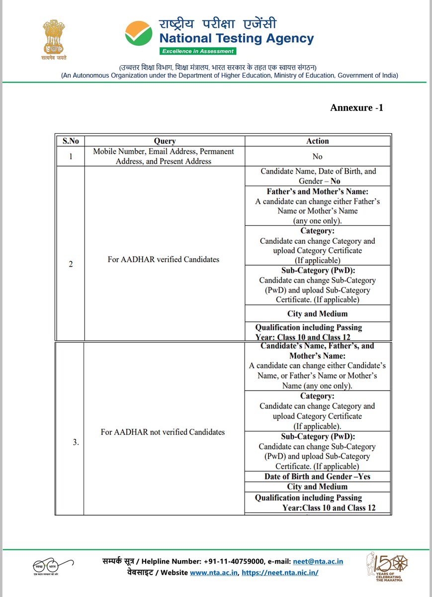 neetsarathi's tweet photo. NTA Notice :correction in particulars of the Online Application Form of NEET (UG) – 2023
Follow @NeetUpdate2023
For all update #neet2023 #neetugadmission2023 #neetug2023 #neetcorrectionwindow  #neet2023 #mbbsstudent #neetcounselling2023 #neetstudent #neetnotification #neetexam https://t.co/b67iT4Rayo