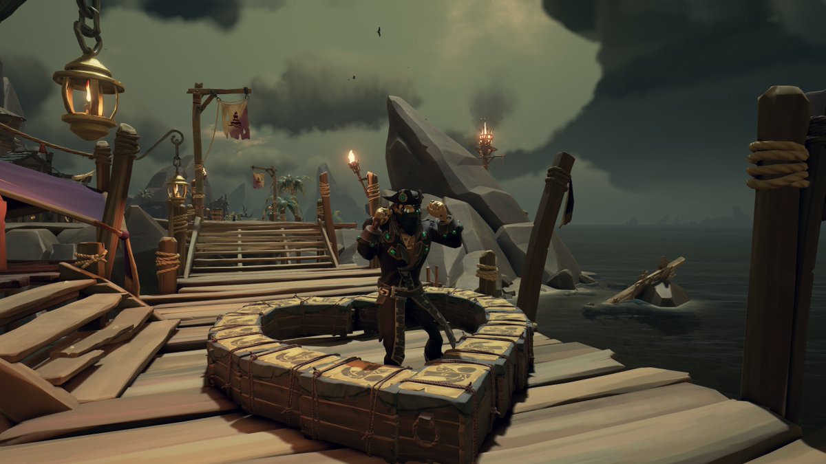 Legend4ryOutl4w's tweet photo. #BeMorePirate #SeaOfThieves I let some love behind filled with resources for the next crew have fun :) https://t.co/V060aXrH7t