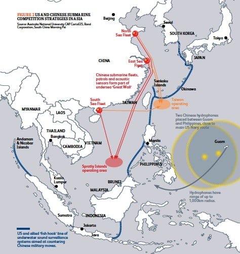 Oceanworldfree's tweet photo. As Beijing's "anti-access/area denial" #A2AD strategy to push US forces out of the East & #SouthChinaSea (s) within #1stIslandChain & to keep them from approaching #2ndIslandChain, JP & US plan to build precision-strike & hypersonic weapon killer networks in #RyukyuIslands https://t.co/rfdyfN85EF