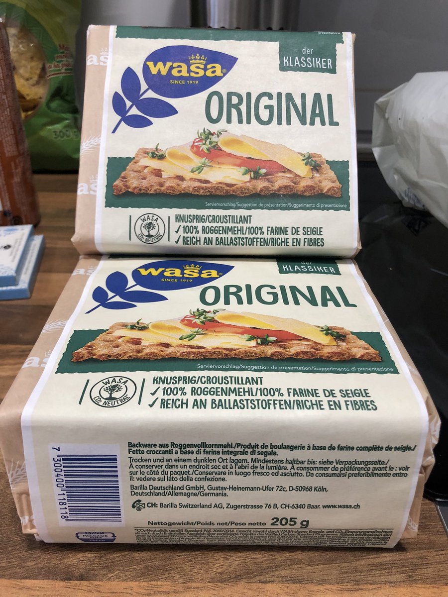 kurisuluthien's tweet photo. Acabo de recibir la compra de @hipercor y me llevo una sorpresa al ver que el pan Wasa que recibo es de 205gr y he pagado por paquete de 275gr, ¿me devolvéis la parte proporcional o me dais alguna solución? @facua @consumidores @consumo https://t.co/1Woct0XZep