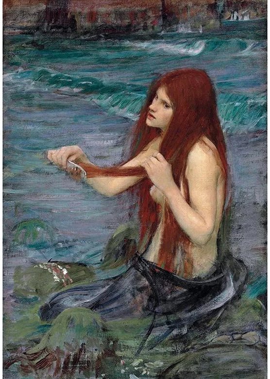 🌊🌅🌊At dawn on Easter Sunday a mermaid is said to swim through a hidden channel from the River Mersey to Rostherne Mere in Cheshire, to ring a church bell - lost under the waters long ago - and then settle upon it to sing to the sunrise.
#FolkloreSunday #Superstitiology