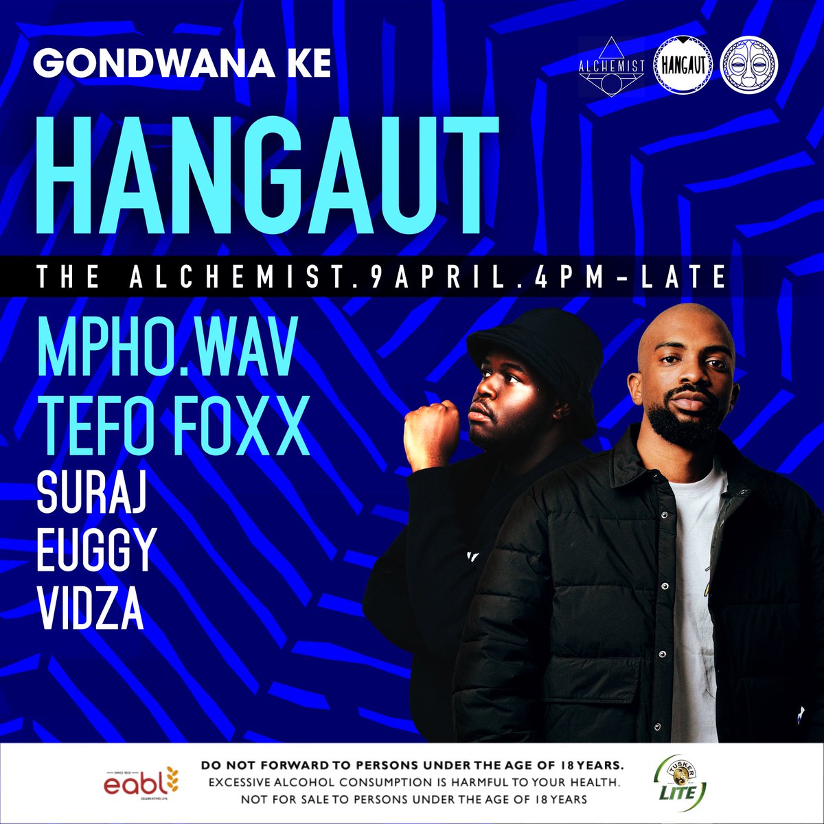 gondwana_Ke's tweet image. #PeopleOfDwana We can’t wait to have another dance 💃🏾with you tomorrow at @AlchemistBar254 🪩 The final ticket phase is closing soon, secure your space on @Hustle_Sasa. 
gondwanake.hustlesasa.shop 

#GondwanaKe #KeepItLite #DrinkBetterNotMore #DrinkResponsibly