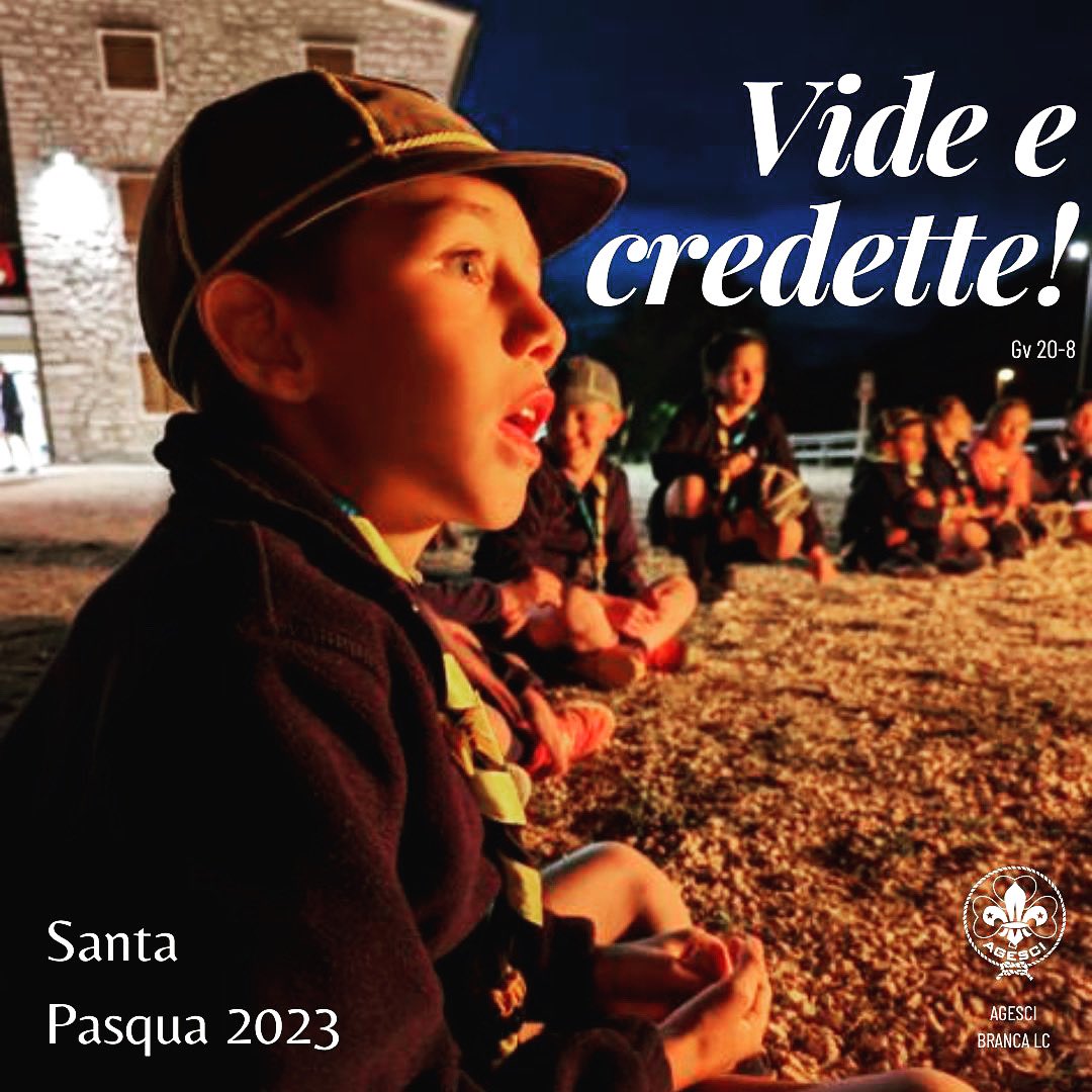 Dall'attesa allo stupore,
dallo stupore alla gioia.
È risorto!
Buona Santa Pasqua!
#brancalc #giallalabranca #agesci #lupettiecoccinelle