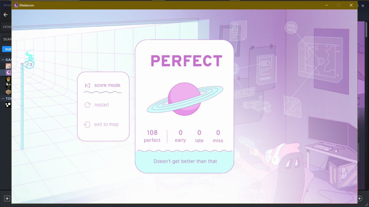 _itsmeangge's tweet photo. Let's go! Got perfect after 8 tries. 🥳 #MelatoninGame https://t.co/JF5sppV6Qg
