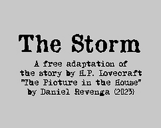 DaReInt's tweet photo. Now available to download for free #TheStorm an adaptation for computers #ZXSpectrum of the story by H.P. #Lovecraft "The Picture in the House", in English.
#InteractiveFiction #TextBasedAdventure #Horror
💾https://t.co/7Gvqi2y5Mw https://t.co/rr0gKOTRFg