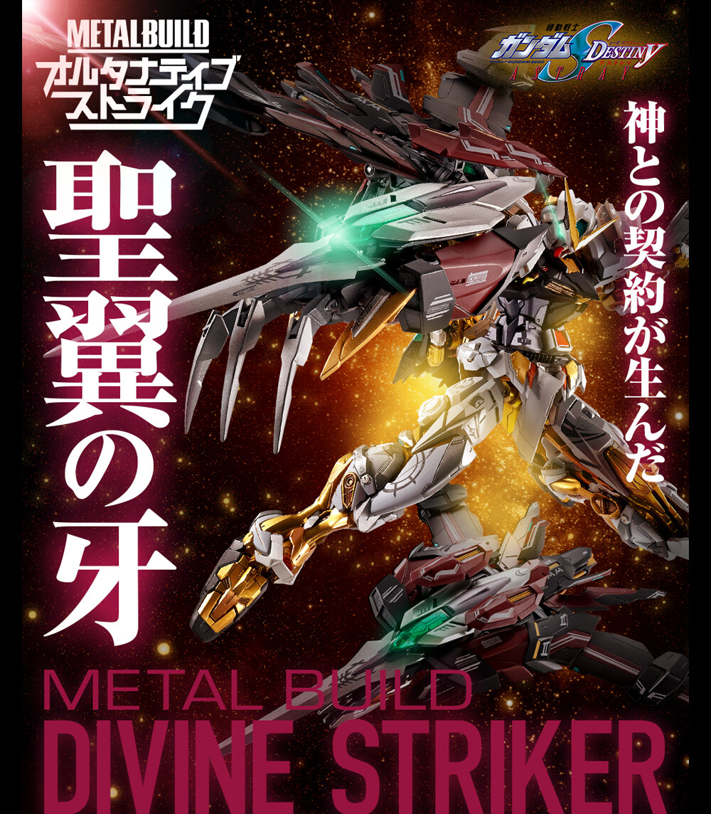ALTERNATIVE - 魂ウェブ商店限定 L BUILD ディバインストライカー(オルタナティブストライク Ver.) 機動戦士ガンダムSEED DESTINY ASTRAY(シード デスティニー アストレイ) フィギュア用アクセサリ バンダイスピリッツ Amazon | METAL BUILD ディバインストライカー（オルタナティブ