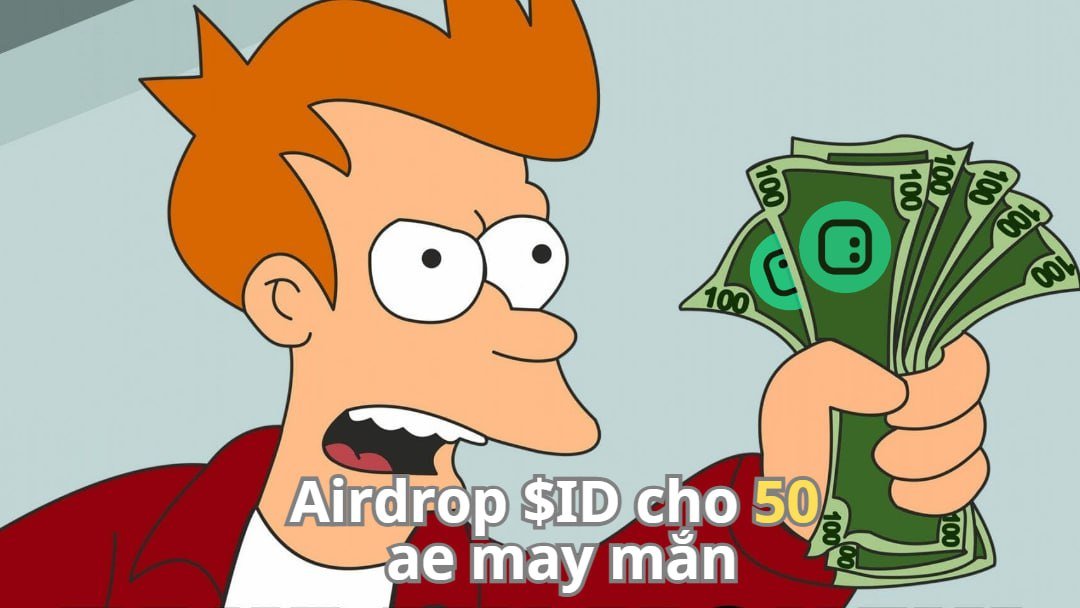 Mình mới múc 1 ít $ID, con hàng lên Binance đang tích lũy khá lâu quanh 0.45$.
Mình trích 200 $ID ra airdrop cho 50 anh em.
Chỉ cần Like- retweet- follow 
<a href="/maybach_eth/">MAY BACH</a>  và cmt ví BEP20(BNB Smart Chain)
Time: 08/04- 11/04/2023. Trader tâm linh mong air xong là pump.