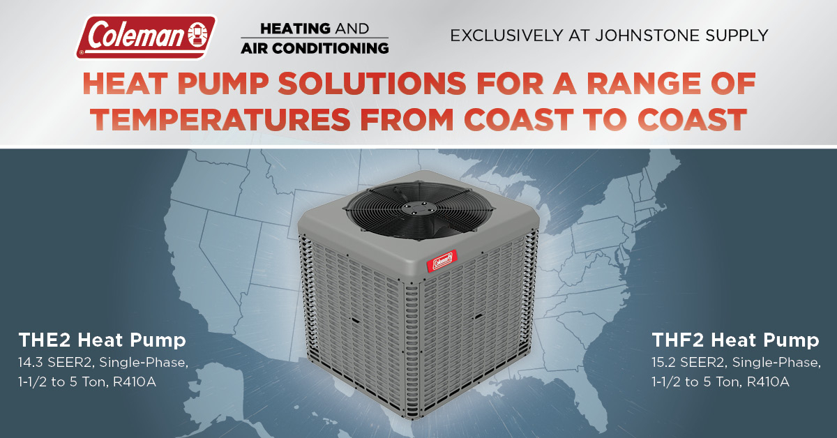 johnstonecny's tweet photo. Get a heat pump designed specifically for your region! Coleman offers a wide range of solutions for your heat pump needs from coast to coast, thoughtfully designed for climate regions all over the nation. https://t.co/cgV8C56FRE https://t.co/wZnDZSIjb9