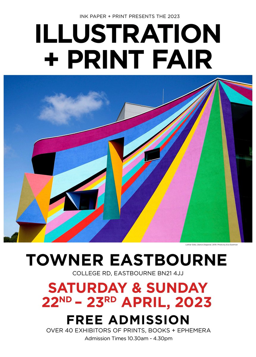 It’s BACK &amp; only 14 days to GO! 
Ink Paper and Print will be
<a href="/TownerGallery/">Towner Eastbourne</a> on Sat 22 &amp; Sun 23 April

Two halls of amazing exhibitors. Prints, cards, books, posters, textiles and so much more. 
FREE tickets have just been posted on Eventbrite - click here: eventbrite.co.uk/e/illustration…