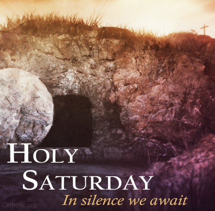 #Triduum day 2: ' On #HolySaturday the Church waits at the Lord's tomb in prayer & fasting, meditating on his Passion & Death & on his Decent into Hell, & awaiting his Resurrection.' Roman Missal
@npsc_schools
@ICEontario @CatholicEdu @OCSOACathEdu