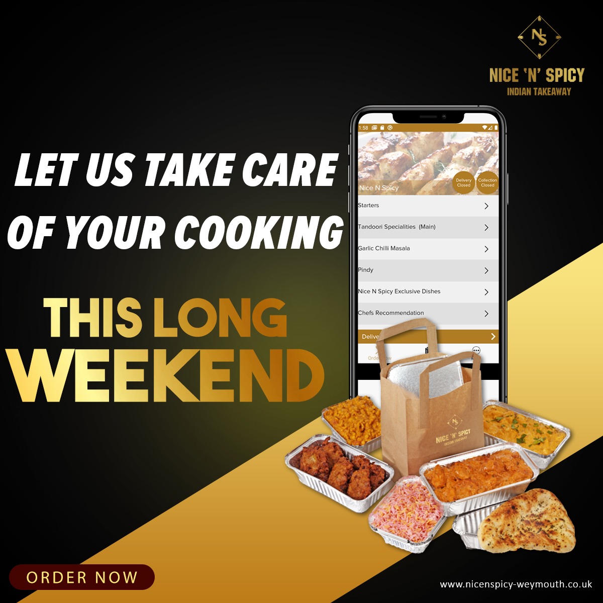 NiceN_Spicy's tweet photo. The long-awaited Easter holidays are here!🐰🐣
-
Make this holiday season more delightful with your friends &amp; family in the comfort of your own home!!🥘😋
-
Don't worry about the cooking! We're here for you!  🤗✌🏼      

#bankholidaytakeaway #nicenspice #bestfood #indianfood https://t.co/EjVBpPfIJo