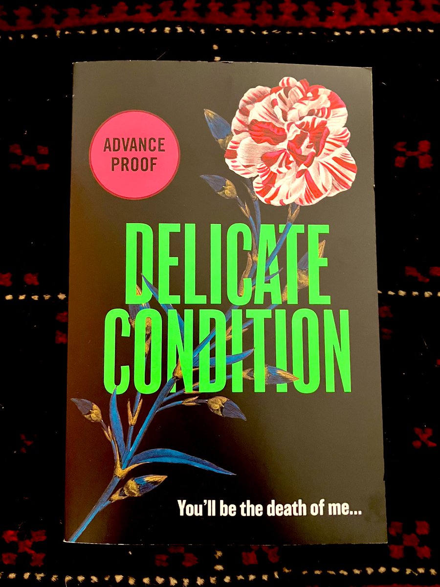 Thank you to @ViperBooks for this WONDERFUL and much-anticipated proof of #DelicateCondition by Danielle Valentine. Out August 23, it’s described as: ‘The feminist update on Rosemary’s Baby we’ve all needed’.
Oh, mighty editor @mirandajewess - you know my heart of darkness!