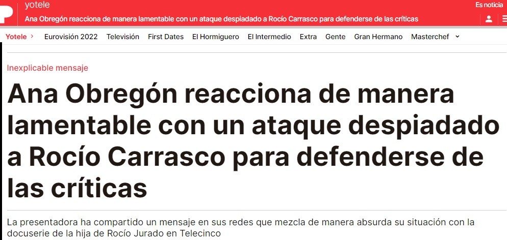 Aguaysa. CON ROCÍO CARRASCO, STOP VVG Y VV. . tweet media