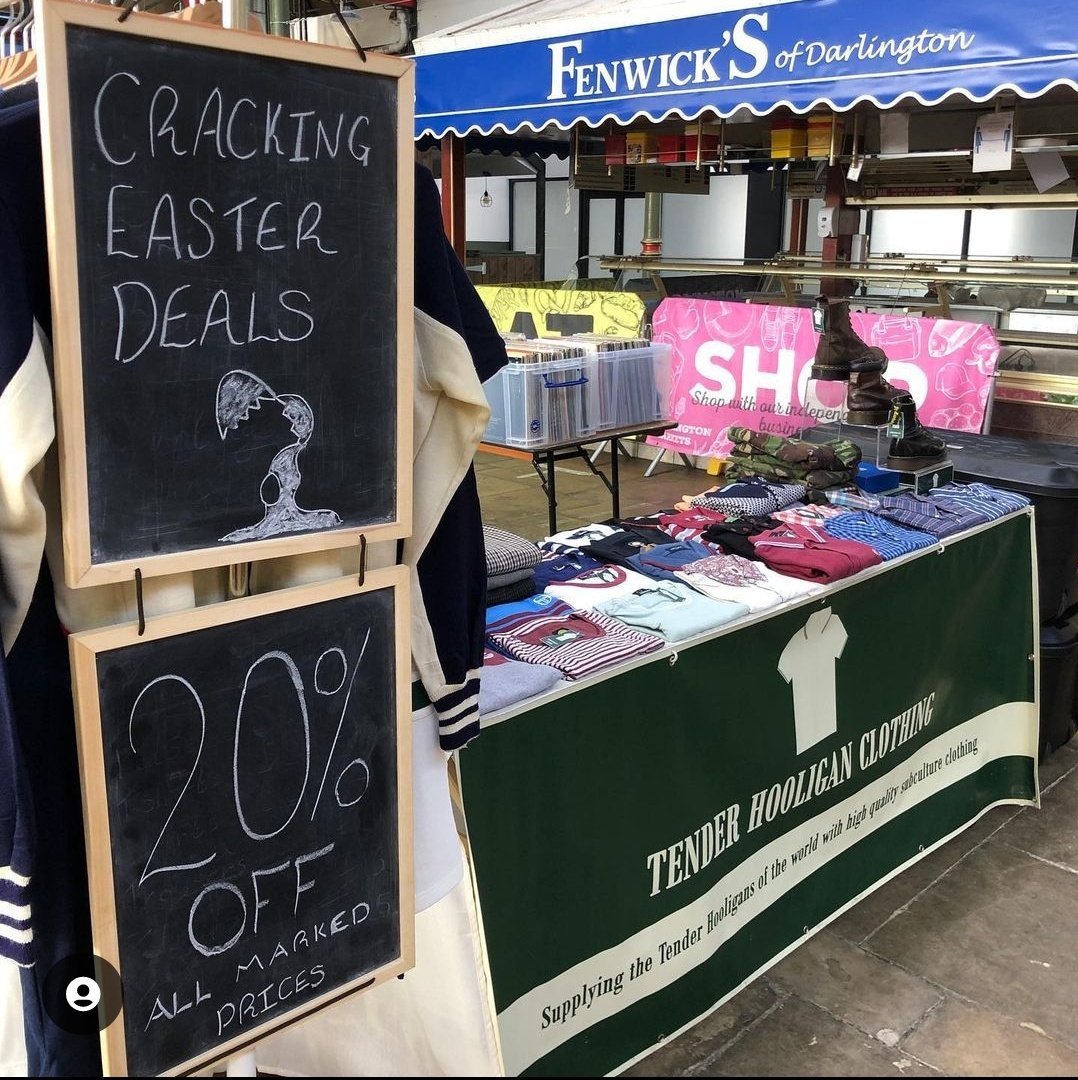 All set up at #Darlingtonmarket for the @marketsmatter young traders market! Find us here until 4pm! 

#youngtradersmarket #Nemarket #saturdaymarkets #shopsmall #neevents #nefollowers #nebusinesses