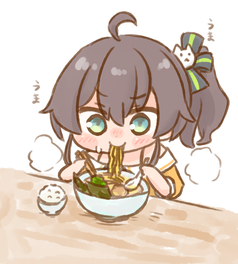 夏色まつり 「家系を食らうマツリヌス#祭絵 」|ねこやまのイラスト