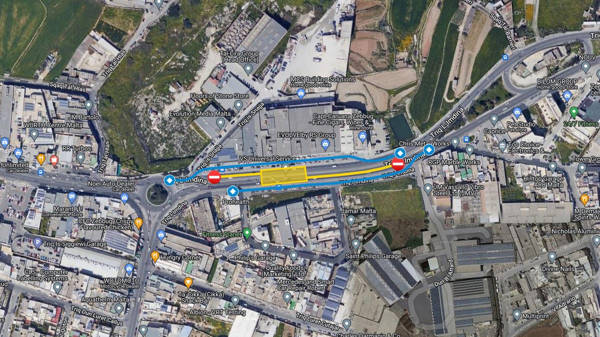 InfraMalta's tweet photo. 🌃Next week, 9pm - 1am, we are installing 3 new signs in Mdina Rd, #Zebbug

#Mon NB &amp; SB lanes div to adj. service rd
#Tue hairpin turn near Kalkara tal-Gir closed 
#Wed SB reduced to 1 lane

10/4 https://t.co/C57jUJkOPb
11/4 https://t.co/seZVSCUdaF
12/4 https://t.co/26gZ0JF3Qj https://t.co/U2lQQagACU