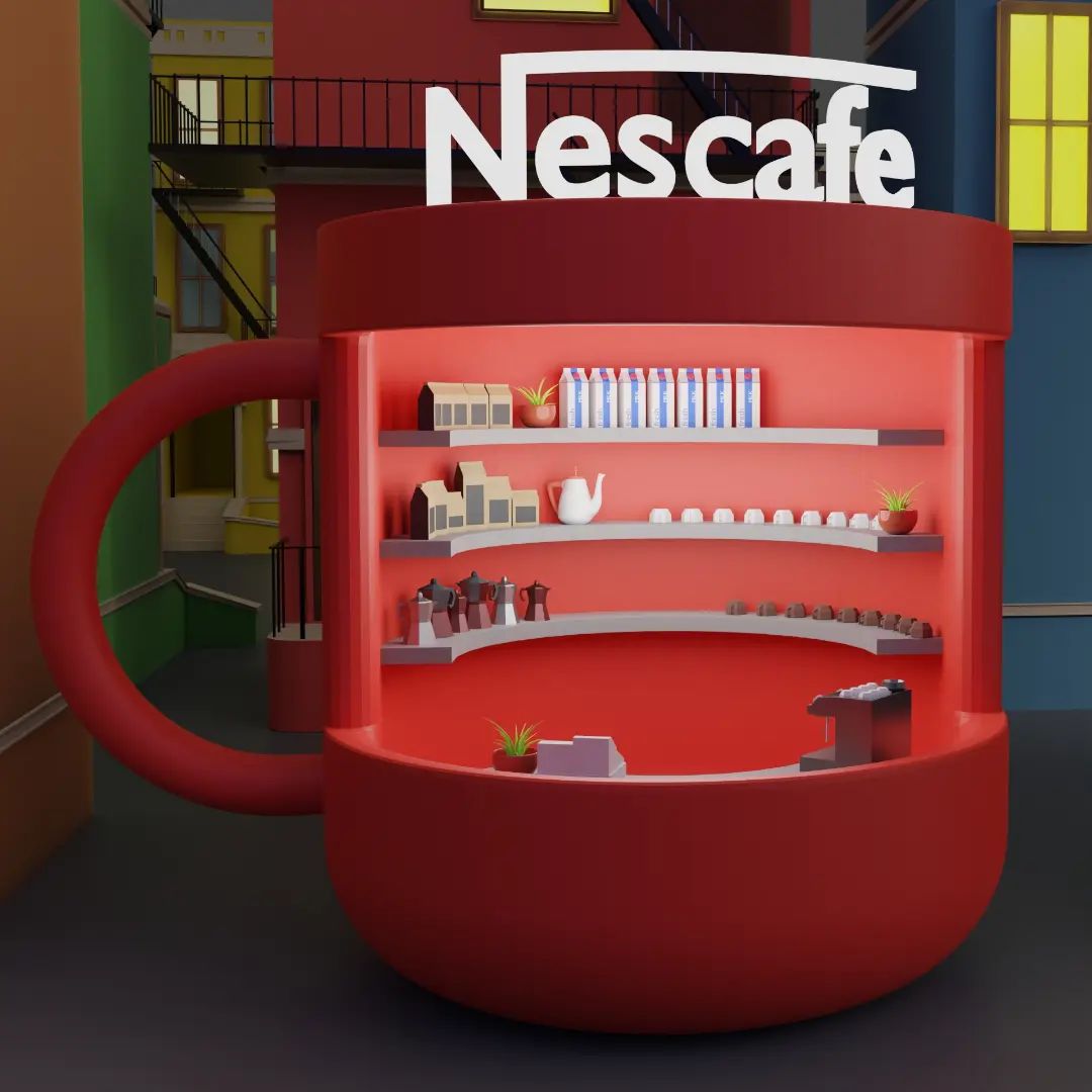 rutvik1213's tweet photo. @NESCAFE mug cafe what are your thoughts on this. Inspired by @eslammo7med Starbucks store
#blender #3d #render #digitalart #dmodeling #blendercommunity #animation #design #rendering #drender #blenderrender #blenderart #photoshop #artist #lowpoly #zbrush #nescafe https://t.co/ZAv4xbu4CK