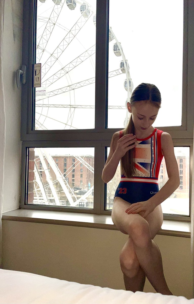wit_laura's tweet photo. Remembering the fun in Liverpool! Gracie looking good in her @Quatrogym #QuatroBritish23 #quatroleotard ❤️🇬🇧 https://t.co/tjGpAwJ3KG