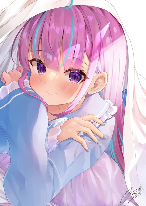 「……おはよ( •ᴗ• ⸝⸝⸝)」#あくあーと 