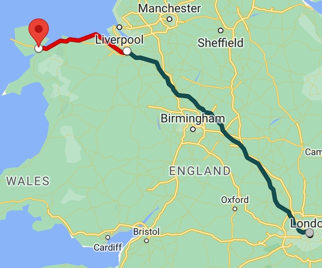 nevadonoah's tweet photo. Vil du besøge byen så kan du rejse dertil med tog
(Rejseeksempel)
Kl. 10:02 kører Awanti West Coast fra Euston Station i London, og med bare 3 stop på to timer står du af i Chester kl. 12:06
Her tager du "Transport For Wales" mod Holyhead og kl. 13:47 er du fremme i byen #GodTur https://t.co/WTemhbBFfd