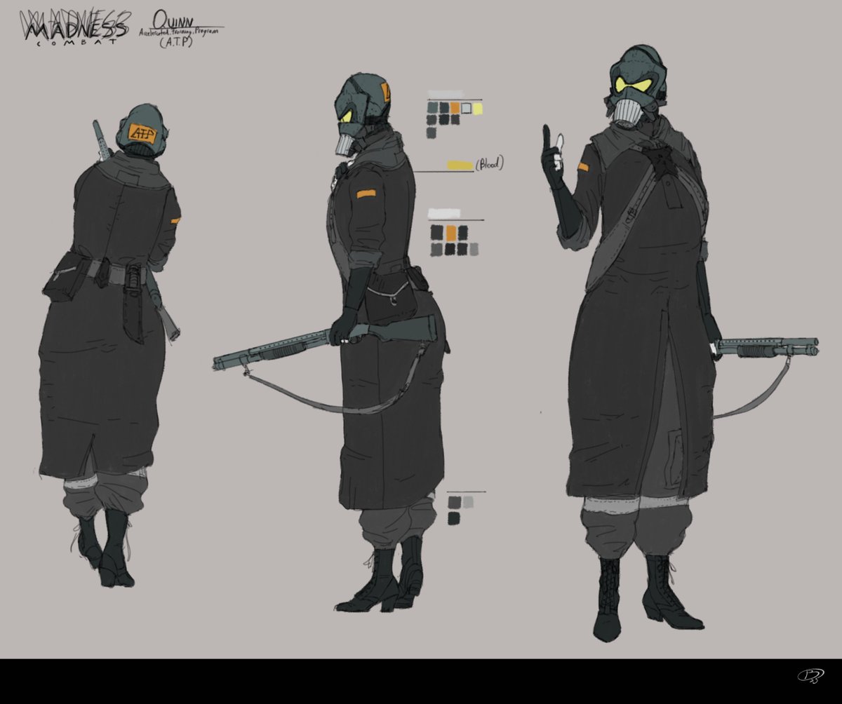 Reference for my MadCom oc Col-Group 03's A.T.P Engineer Quinn. # ...