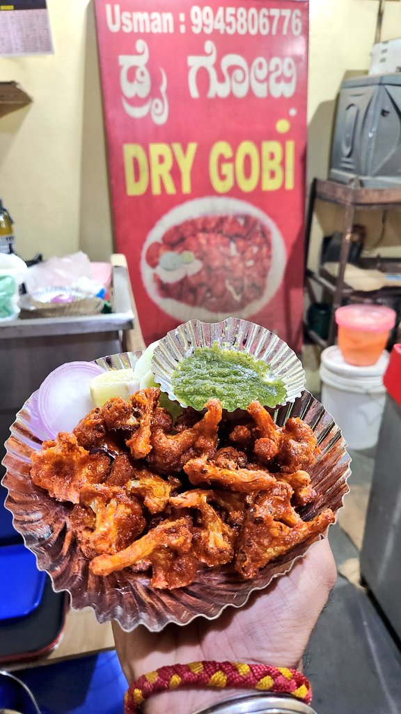 #Mysuru's #world #famous #Usmandrygobi 
#Foodies #Foodie #travelkarnataka #Food #love #Trending #gobi #mysore @Mysuru @MysuruMemes @Star_Of_Mysore