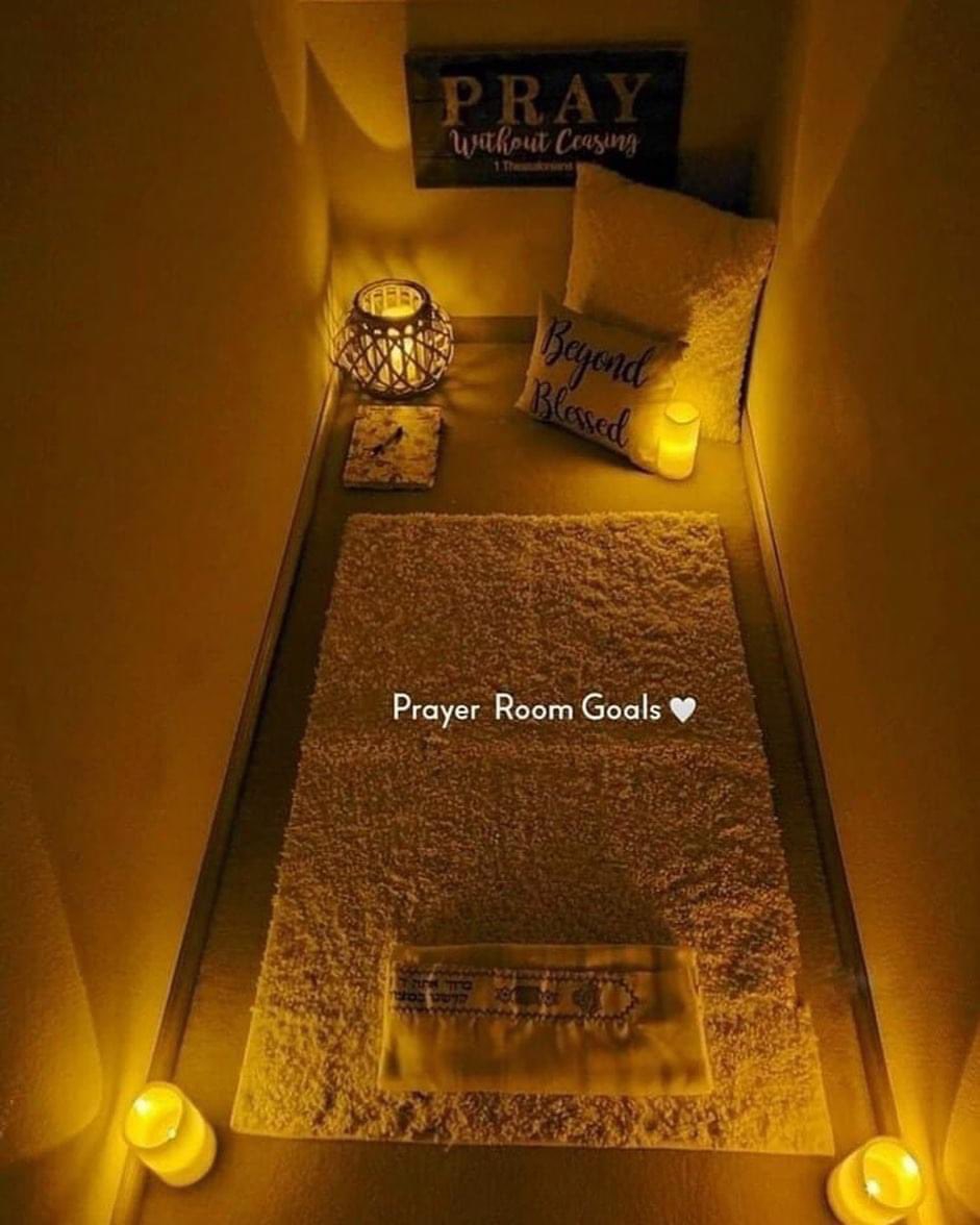 Finding inner peace while connecting with God is vital to living a fulfilling life. NamaStudio encourages you to create a space where you can pray and experience the calming effects of our faith-based yoga 🙏🧘‍♀️ #ChristianYoga #PrayerRoom #InnerPeace