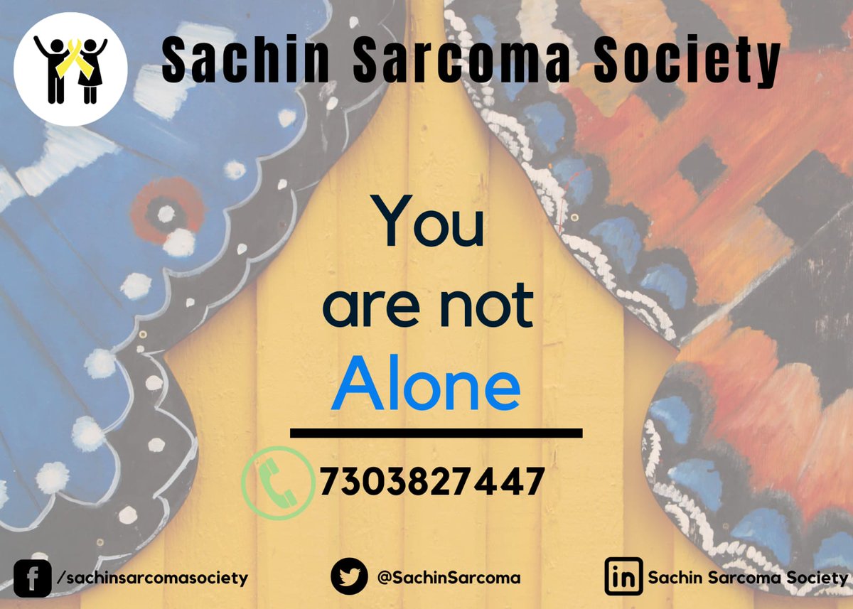 SachinSarcoma's tweet image. If you are a #sarcoma #desmoid #GIST patient then join this support group of @SachinSarcoma to interact with other patients, learn from their experiences , share your fears and apprehensions and get support from the community to build #companionship #Youarenotalone  #cancer